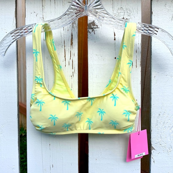 Stoney Clover palm tree bikini top XS - Picture 2 of 7
